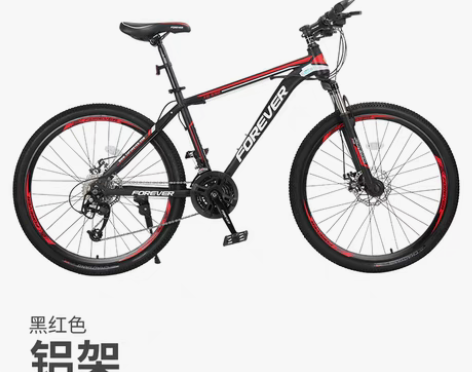 转卖上海永久牌山地自行车男变速成年女式轻便...