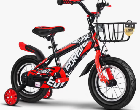 转卖永久儿童自行车宝宝脚踏车18寸，9成新...