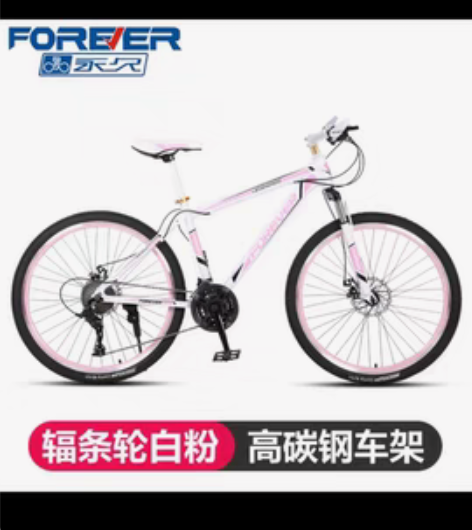 上海永久牌山地自行车成人学生青少年女式变速...