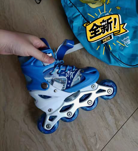包邮【全新包邮】儿童溜冰鞋全套装男童女童滑...