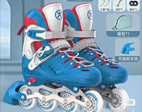 包邮清仓斯威儿童轮滑鞋全新初学者专业轮滑鞋...