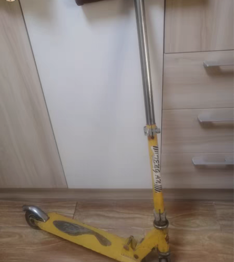 包邮钢板单轮滑板车 质地牢固安全 高度可调...