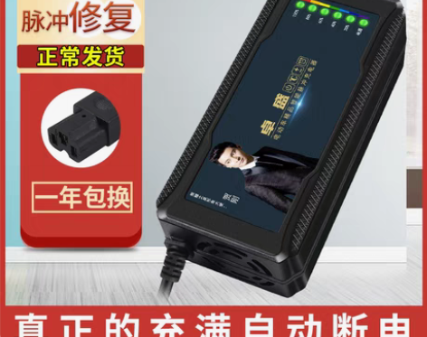 转卖自动断电智能电动车电瓶充电器48V12...