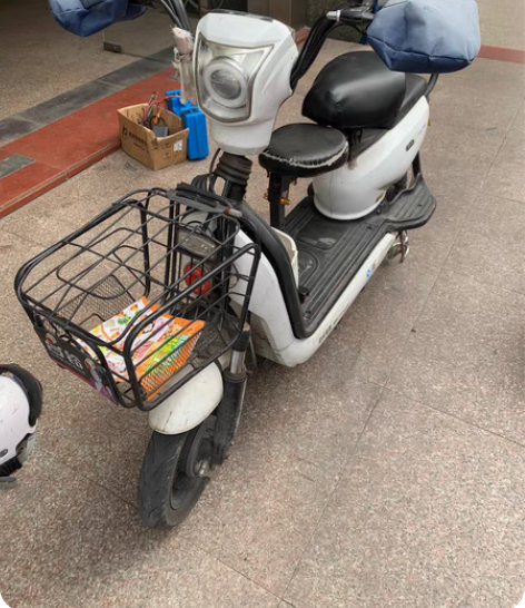 出自用台铃电动车60V20A，简易款超标车...
