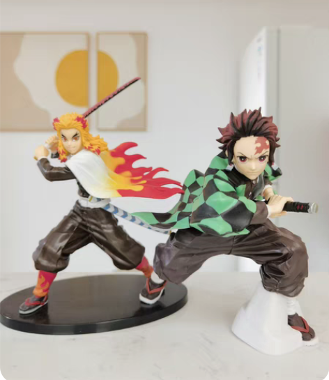 万代眼镜厂炭治郎手办 没盒子，祖国版大哥直...