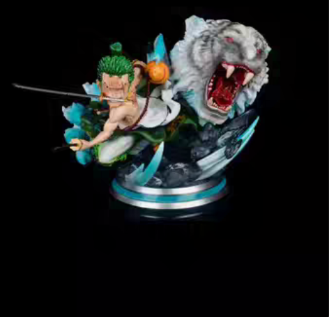 包邮海贼王 罗罗诺亚 极虎狩.白虎和服索隆...