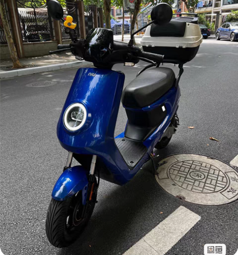 电动山轮车九九新五个大电瓶，马上要出去带孩...