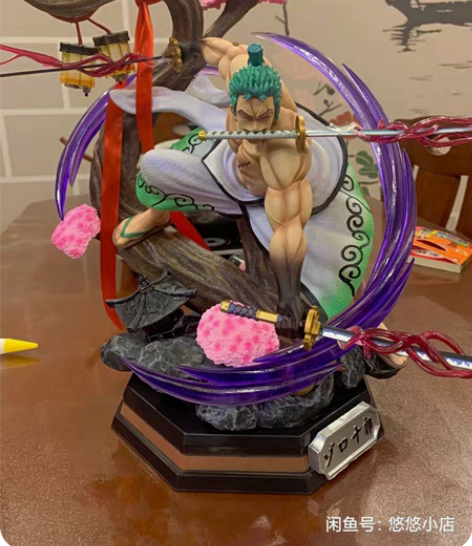 包邮海贼王手办天瞳索隆 和之国和服 狂虎霸...