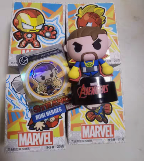 包邮漫威盲盒桌面摆件 复仇者联盟钢铁侠Q版...