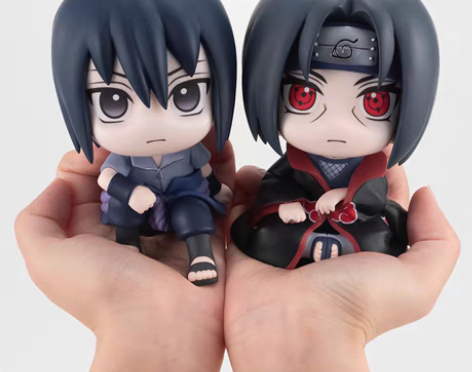 包邮火影忍者手办鸣人卡卡西佐助鼬 模型Q版...