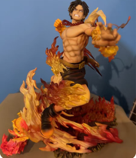 包邮海贼王-艾斯 日本原正版手办 火拳炎帝...