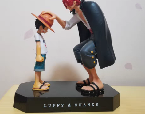 手办 海贼王 路飞 香克斯 漫展买的，一直...