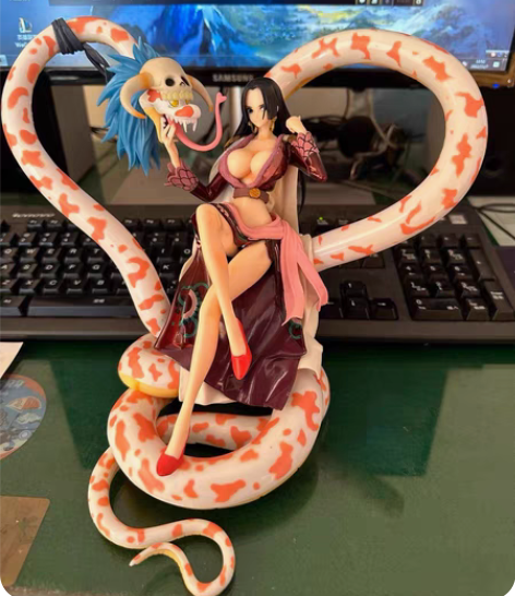 海贼王手办超大GK女帝汉库克性感坐姿国产拼...