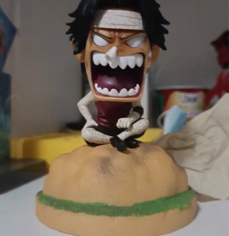 包邮海贼王路飞手办火拳艾斯GK模型摆件萨博...