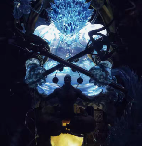 初心雷神 艾尼路海贼王限量手办 gk 雕像...