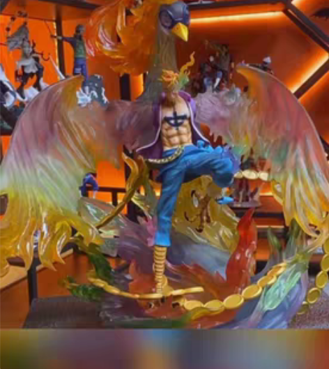 包邮海贼王手办白胡子团GK雕像不死乌手办马...