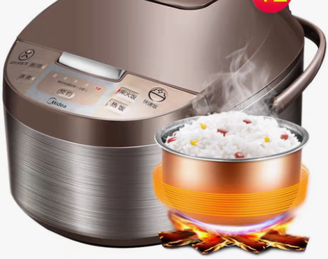 转卖美的智能电饭煲4L家用迷你预约微压力煮...