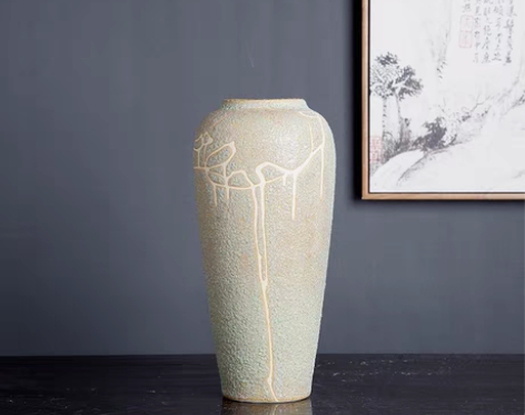 转卖低价转卖个人闲置陶瓷花瓶一个。高32，...