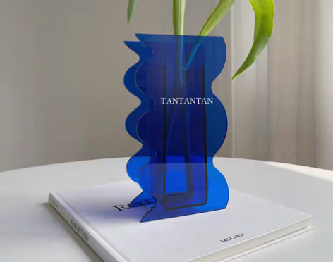 转卖ins风中古亚克力花瓶水培插花器创意小...