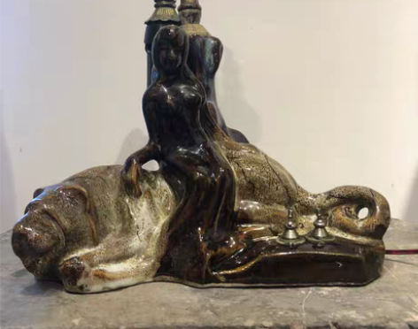 老物件 台灯灯座 均釉美淘 老台灯 老物件...