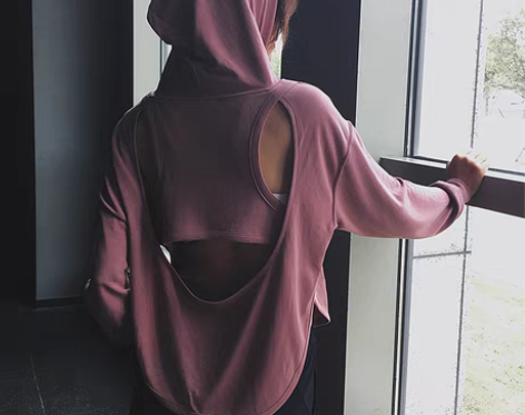 转卖奔跑吧卡卡健身瑜伽运动上衣女长袖宽松速...