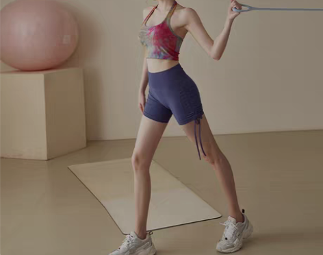 转卖瑜伽短裤女夏季薄款跑步外穿专业训练高腰...