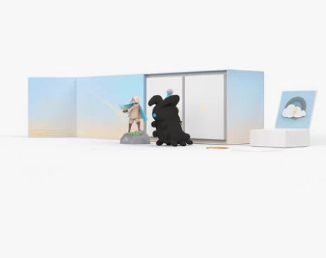 包邮代购 sky光遇徽章 三周年纪念盒 彩...