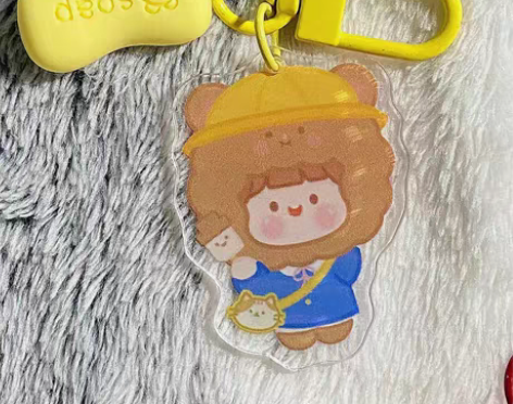 亚克力吊牌钥匙扣-可定制 主页满50包邮噢...