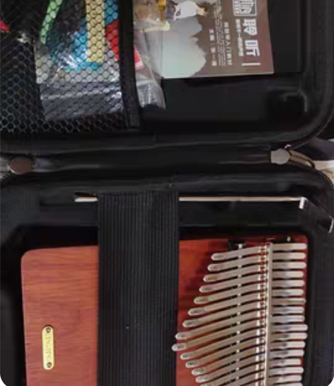 【代友出】 刀出卡林巴琴 红梨花木 17键...