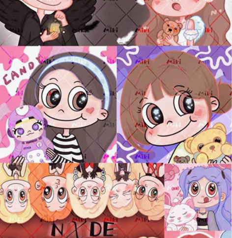 包邮星蝶公主手绘头像 （背景要求提前说～谢...