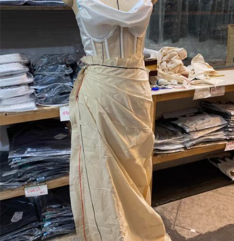 原创立裁|礼服 服装设计作业 三视图 制作...