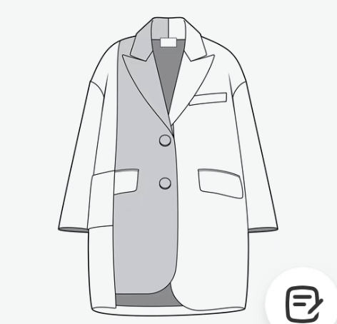 包邮cdr服装款式图正反线稿 ■正反款式图...