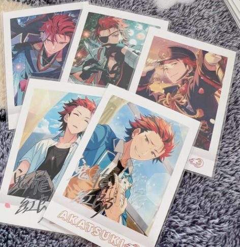 es偶像梦幻祭鬼龙红郎v5银签 一1签带4...