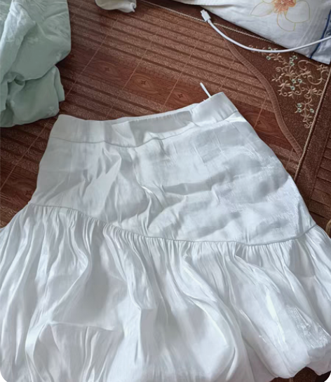 mimius游鹿鹿流光锻花苞裙 m码 搭配...