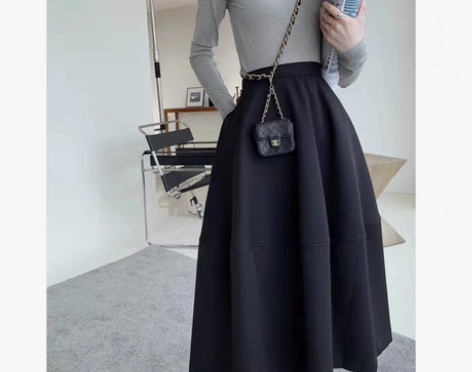 转卖秋冬新款气质优雅立体大摆裙伞裙时髦百搭...