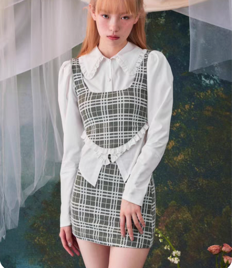 Torisee原创方糖少女复古法式学院风格...