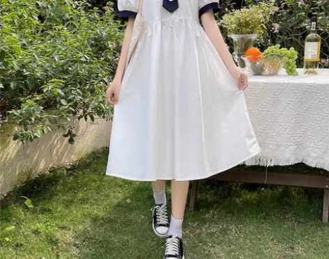 转卖【狂暑季价】初中高中学生少女jk连衣裙...