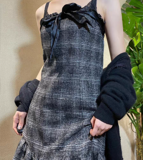 vintage古着中古日本复古甜美可爱抹胸...