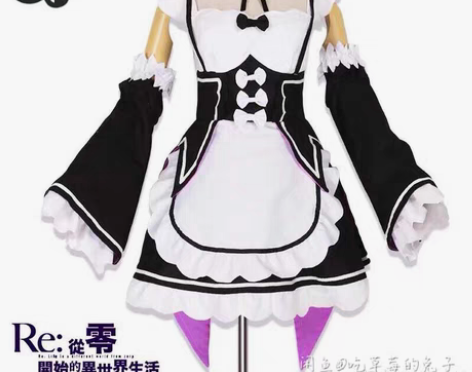 蕾姆COS 有COS服，裙撑，袜子（新的）...