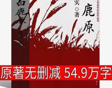 包邮白鹿原无删减完整版陈忠实茅盾文学电视剧...