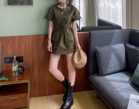 转卖美洋MEIYANG 【现货】军旅风短裙...