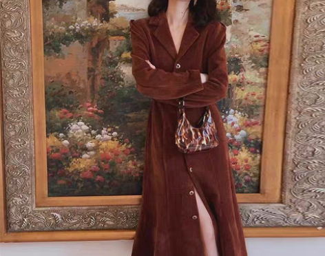 转卖港风复古2023秋冬季新款雪尼尔加厚连...