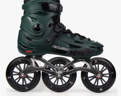 转卖飞鹰轮滑鞋F125S大三轮速桩速滑训练...