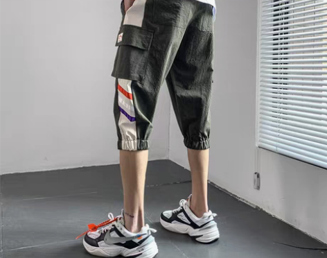 转卖夏季薄款休闲工装短裤男士韩版潮流五分运...