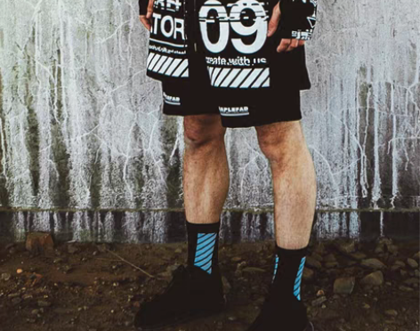 转卖simplefad赛博朋克机能作训短裤...