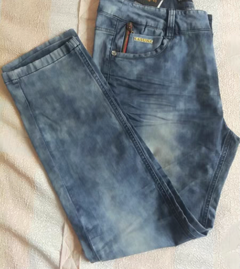 包邮卡轩那休闲牛仔女裤，蓝色.春夏季款，高...