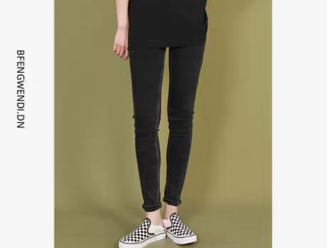 转卖丹尼家2020秋季新品弹力修身牛仔小脚...