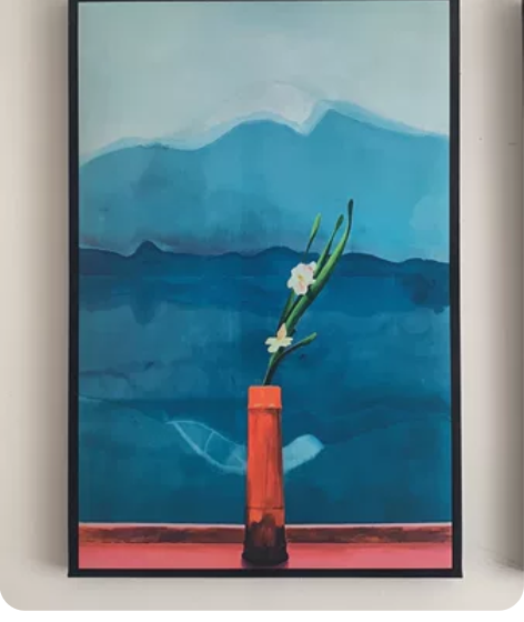 ins风挂画 无框画 现代装饰画客厅卧室挂...