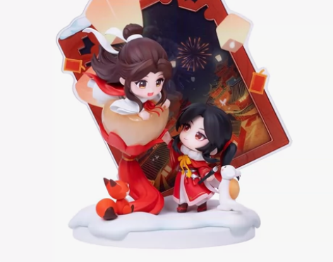 天官赐福千灯映阙手办豪华款 谢怜花城Q版手...