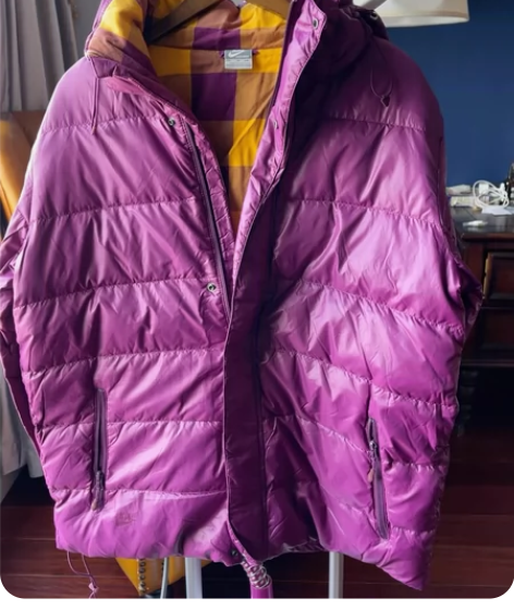 NIKE 男士羽绒服，185XL，9新，柔...